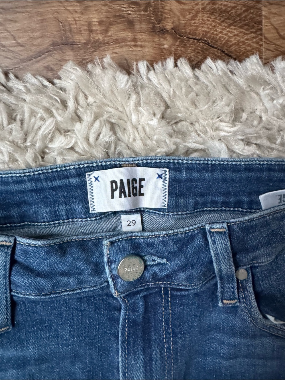 Paige Verdugo Crop Skinny Mid Rise Jeans - Picture 2 of 8